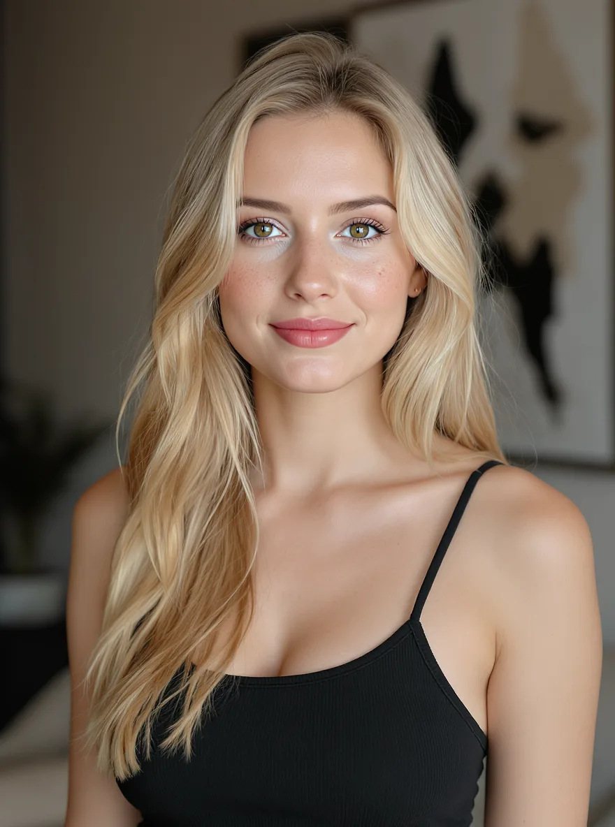 Flowing Long Layers in Sandy Blonde